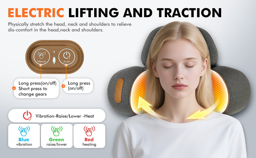 Experience instant, all-day neck pain relief with Revionix Neck Massager 2.0