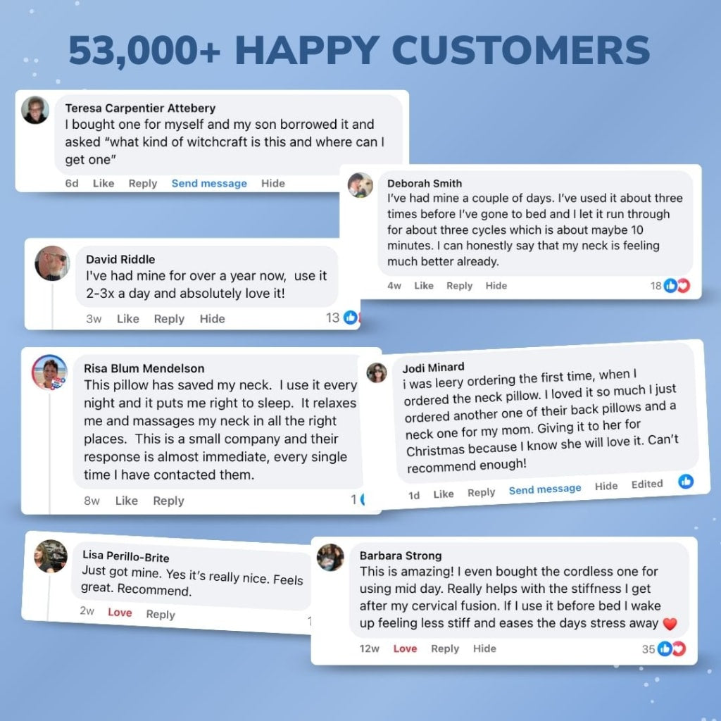 Experience instant, all-day neck pain relief with Revionix Neck Massager 2.0