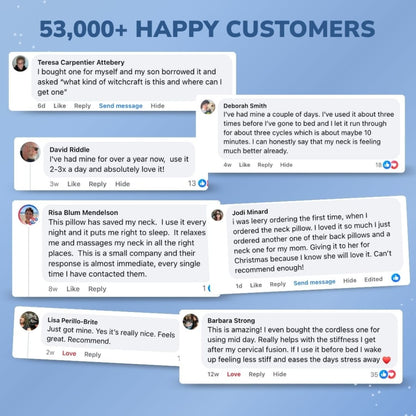 Experience instant, all-day neck pain relief with Revionix Neck Massager 2.0