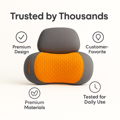Experience instant, all-day neck pain relief with Revionix Neck Massager 2.0